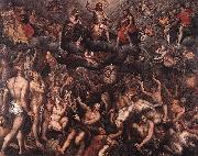 Raphael Coxie The Last Judgment. Spain oil painting artist